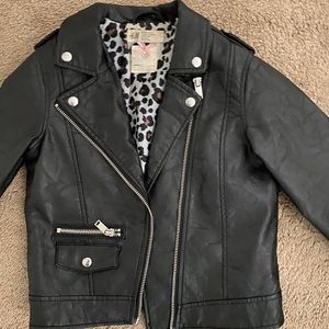 H&M Girls Faux Leather Jacket